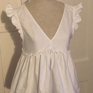 Zara Ruffle Babydoll Top (Size S)